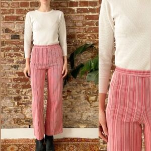 vintage 1970s Circus Stripe Trousers - xs